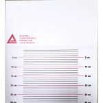 Линейка для измерения глубины наклонов 50*25+50*30